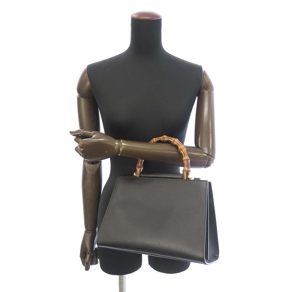 Gucci Nimfair Bamboo 2Waybag Leather #102032G92B - Picture 5 of 14